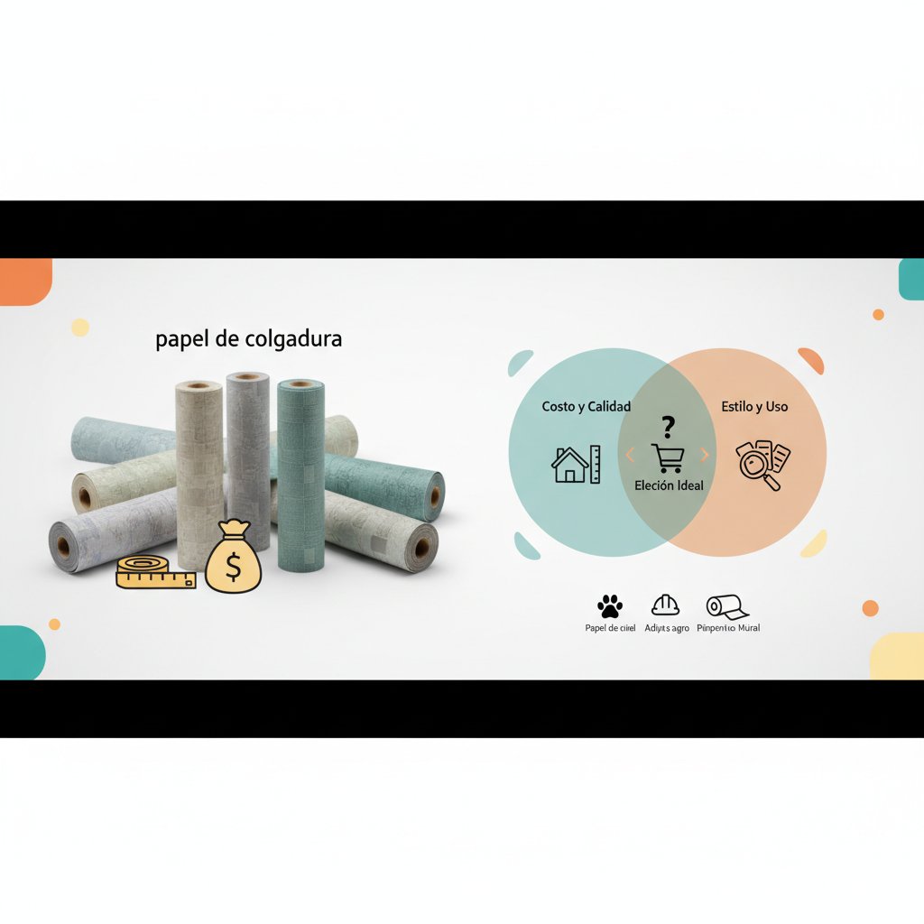 precio papel de colgadura cómo elegir