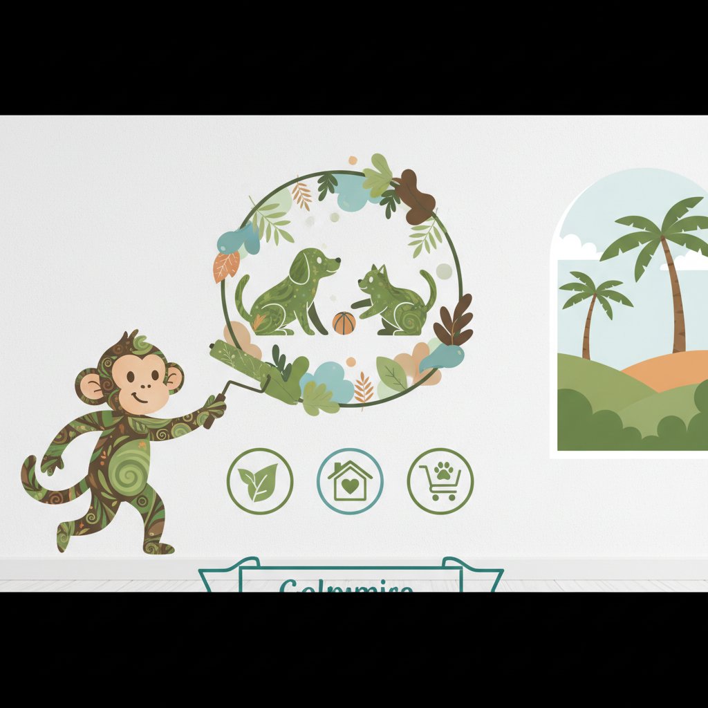 publicidad vinilos decorativos eco monkey n/d beneficios