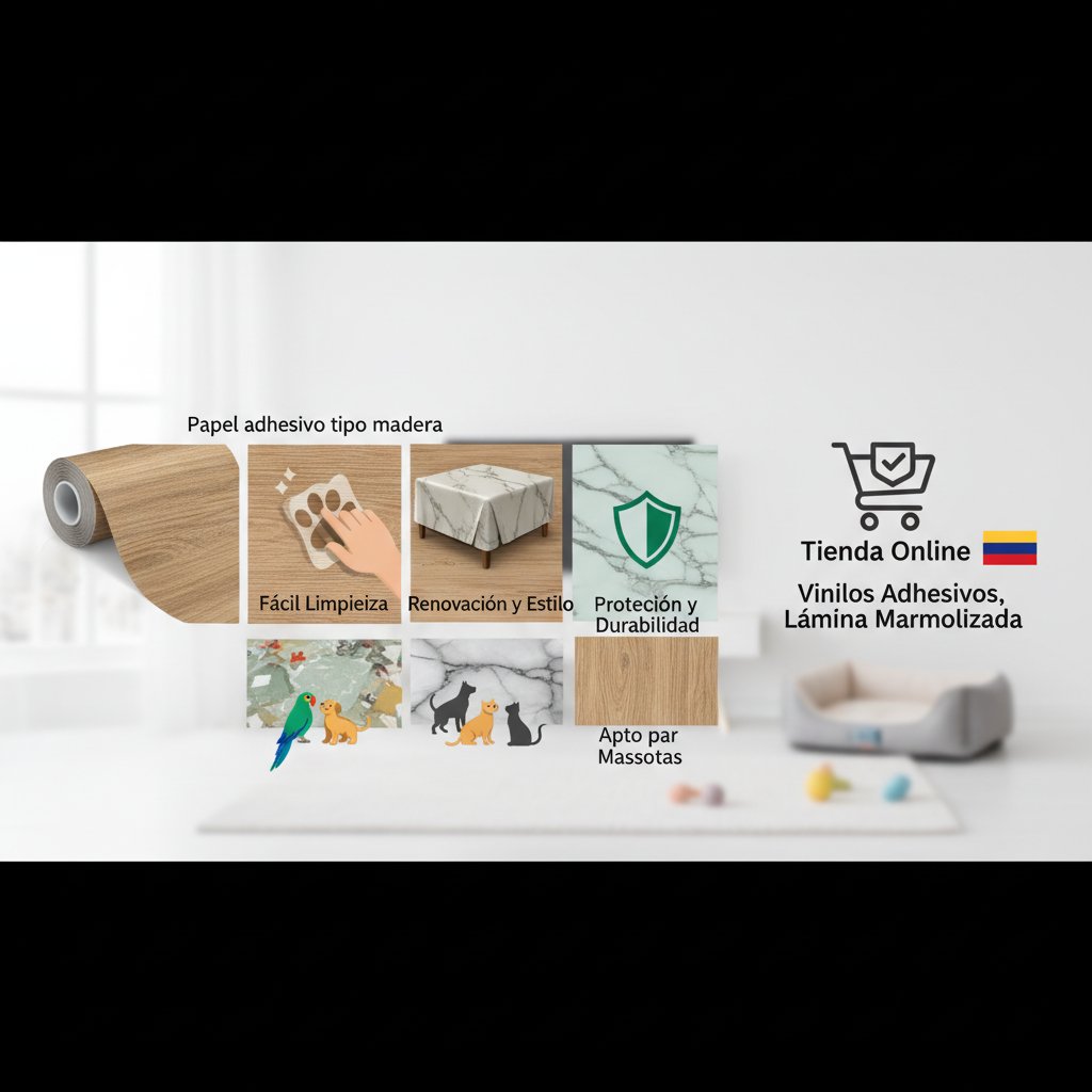 pvc vinilo adhesivo beneficios