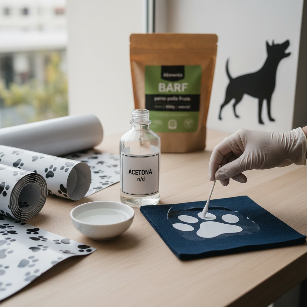 quitar vinilo textil con acetona n/d — alimento natural para mascotas en Colombia