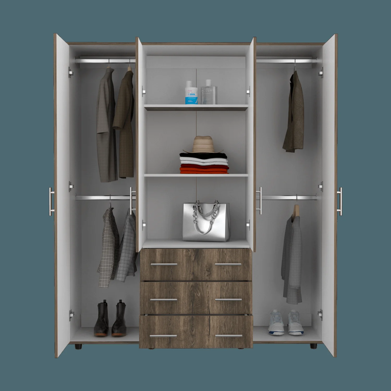 Closet Fontan 180 X 150 X 50 RTA Bellota + Blanco - Imagen 2
