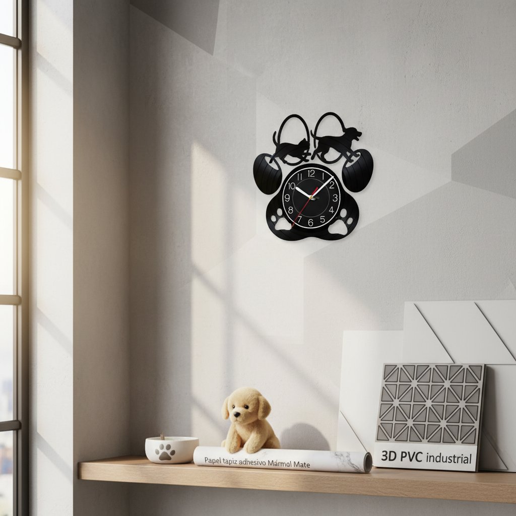 reloj de pared vinilo n/d — alimento natural para mascotas en Colombia