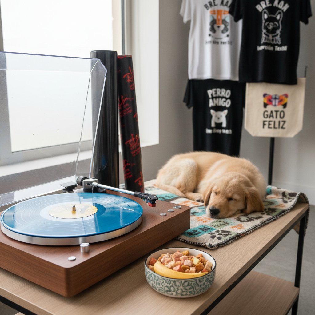 reproductor de vinilos — alimento natural para mascotas en Colombia