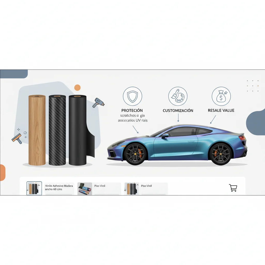 rollos de vinilo para autos n/d beneficios