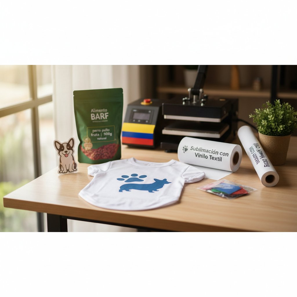 sublimacion con vinilo textil n/d — alimento natural para mascotas en Colombia
