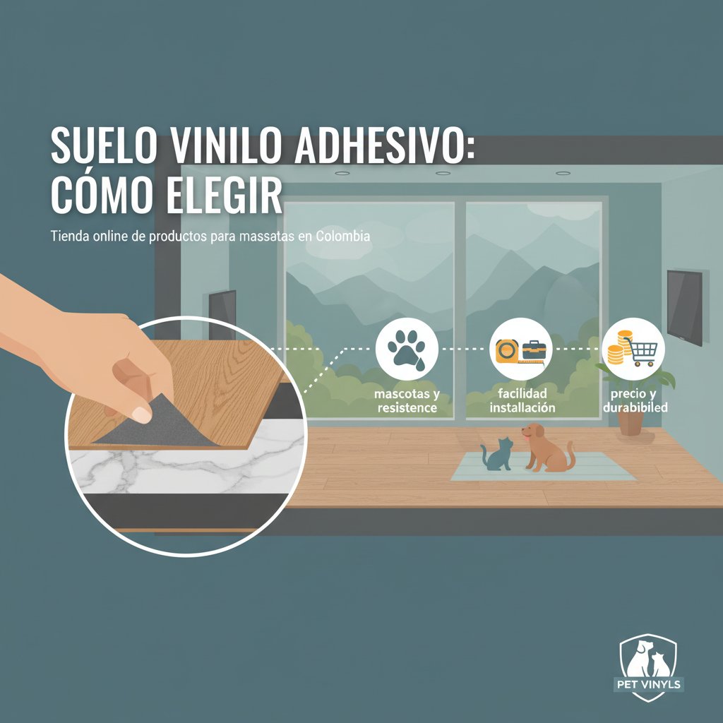 suelo vinilo adhesivo cómo elegir