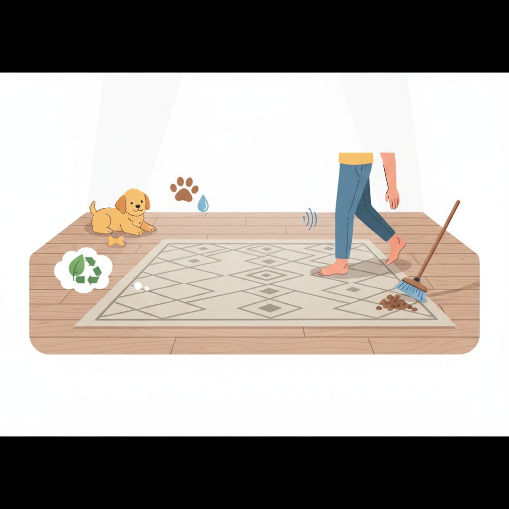 tapete para piso de madera beneficios
