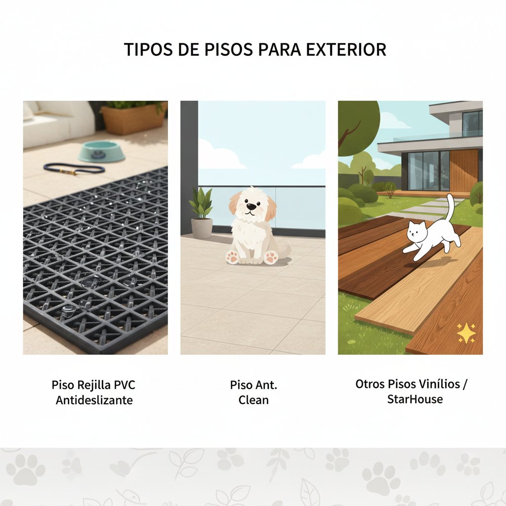 tipos de pisos para exterior cómo elegir