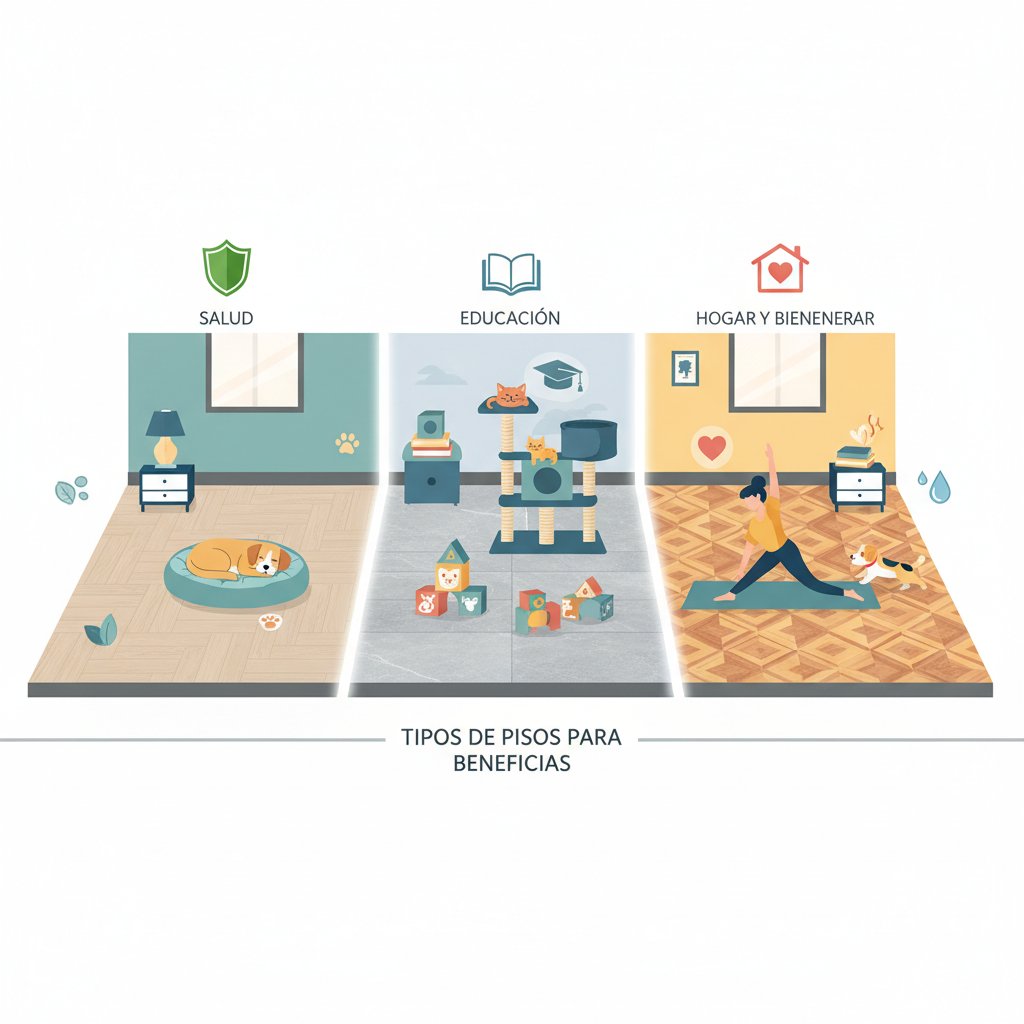 tipos de pisos para habitación beneficios