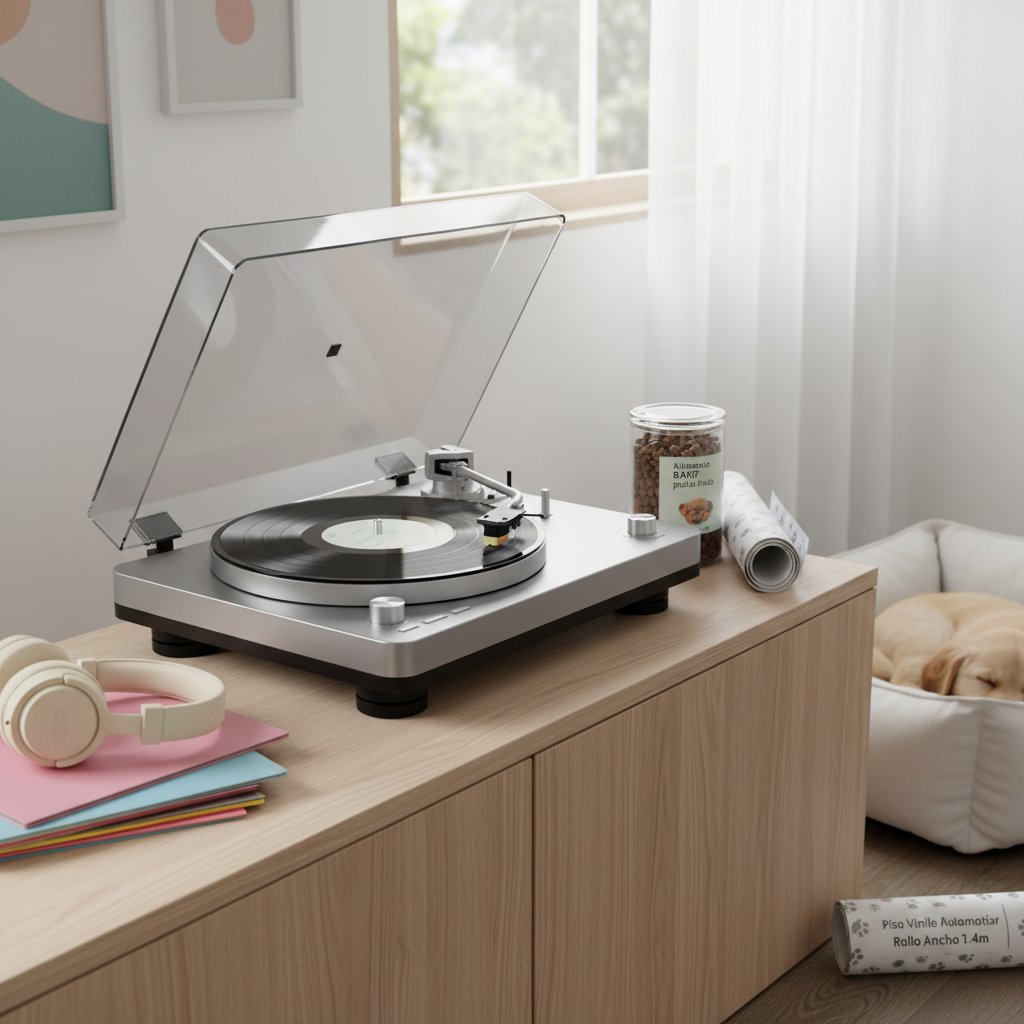 tocadiscos de vinilo — alimento natural para mascotas en Colombia