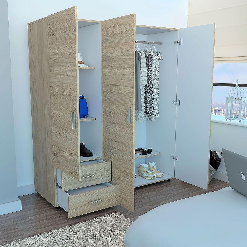 Closet Dassel RTA Rovere Blanco - Imagen 3