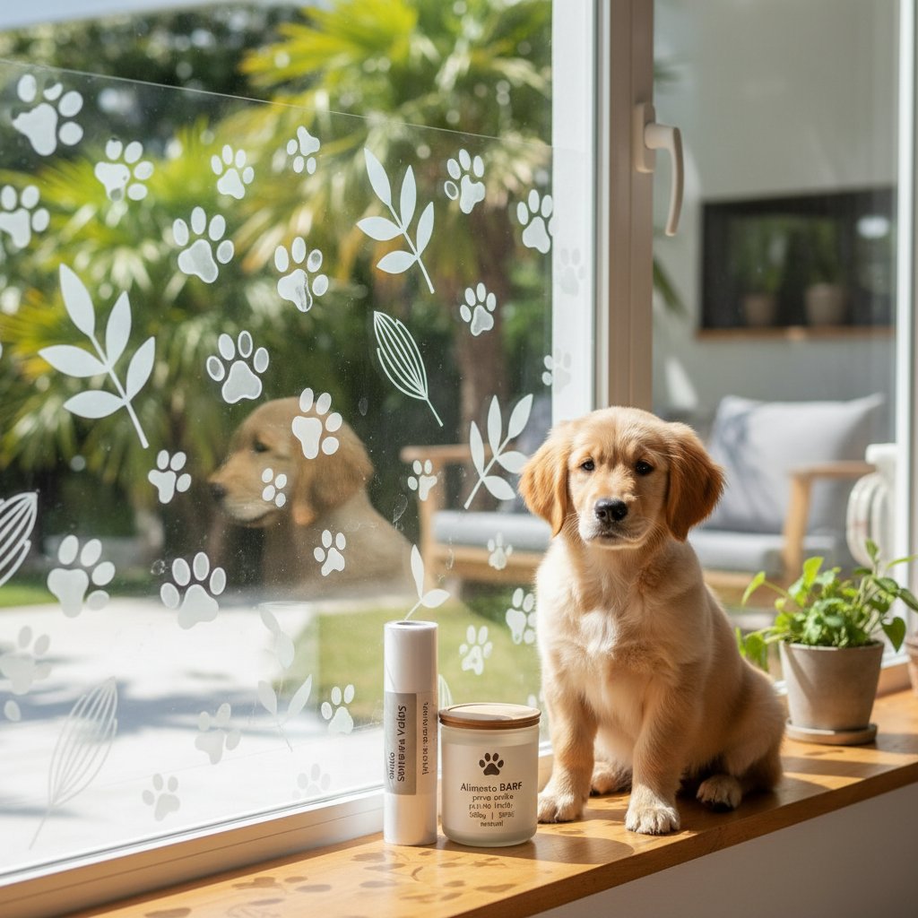ventanas con vinilos decorativos n/d — alimento natural para mascotas en Colombia