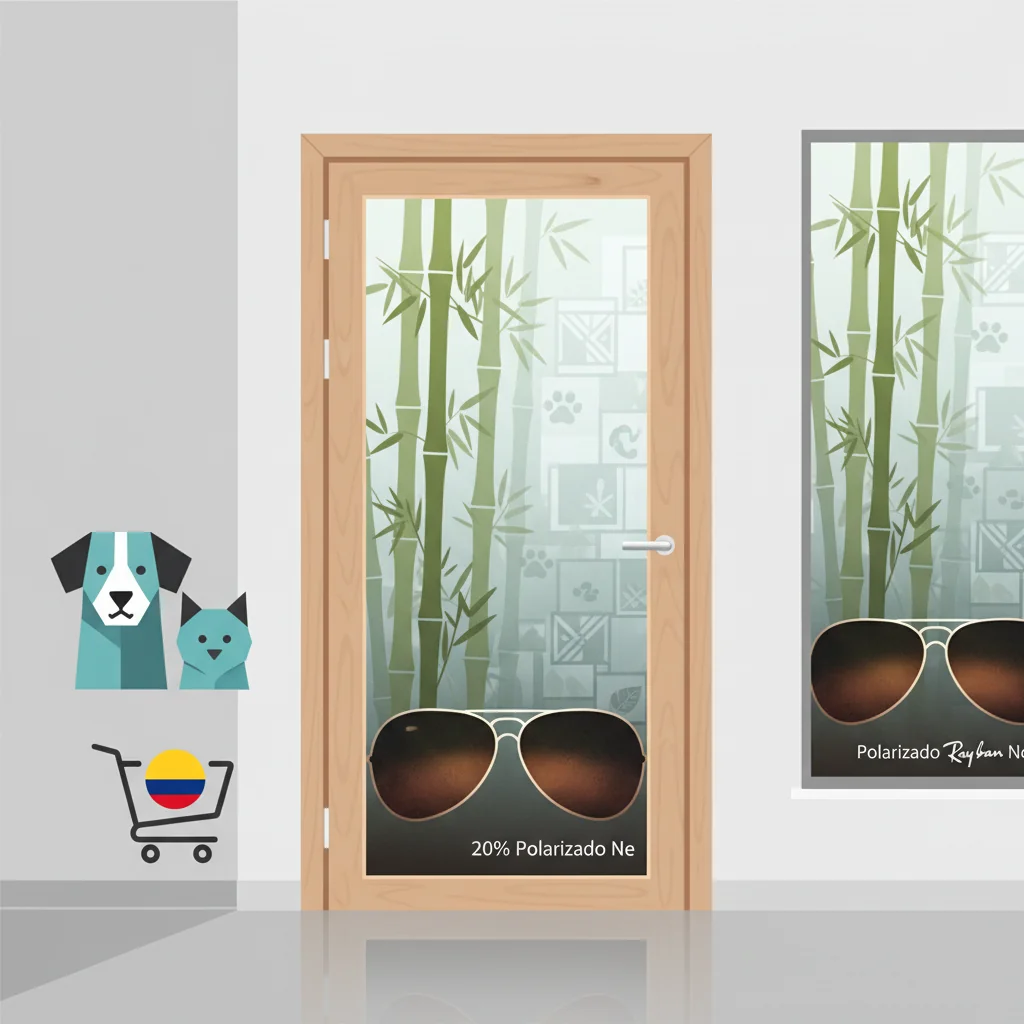 vidrio bamboo vinilo para puerta de n/d beneficios