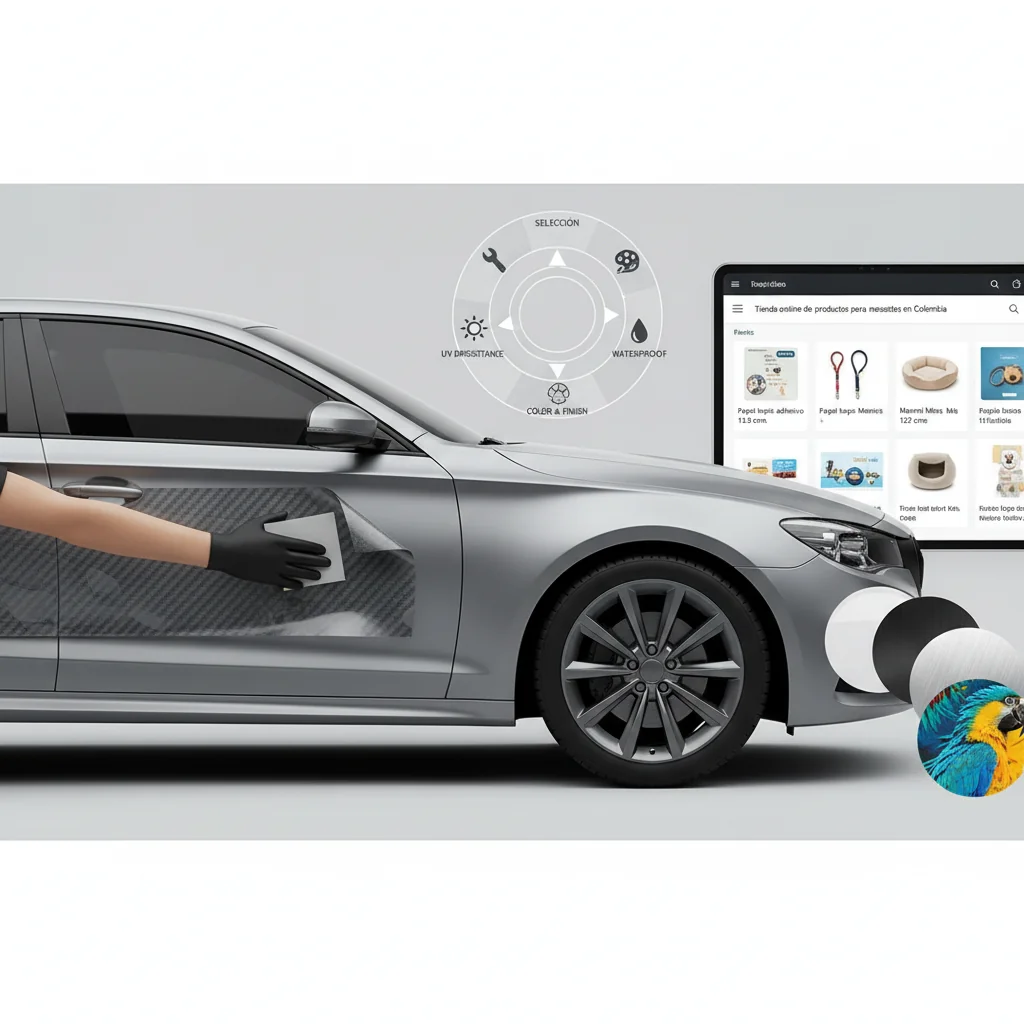 vinil adhesivo para autos n/d cómo elegir