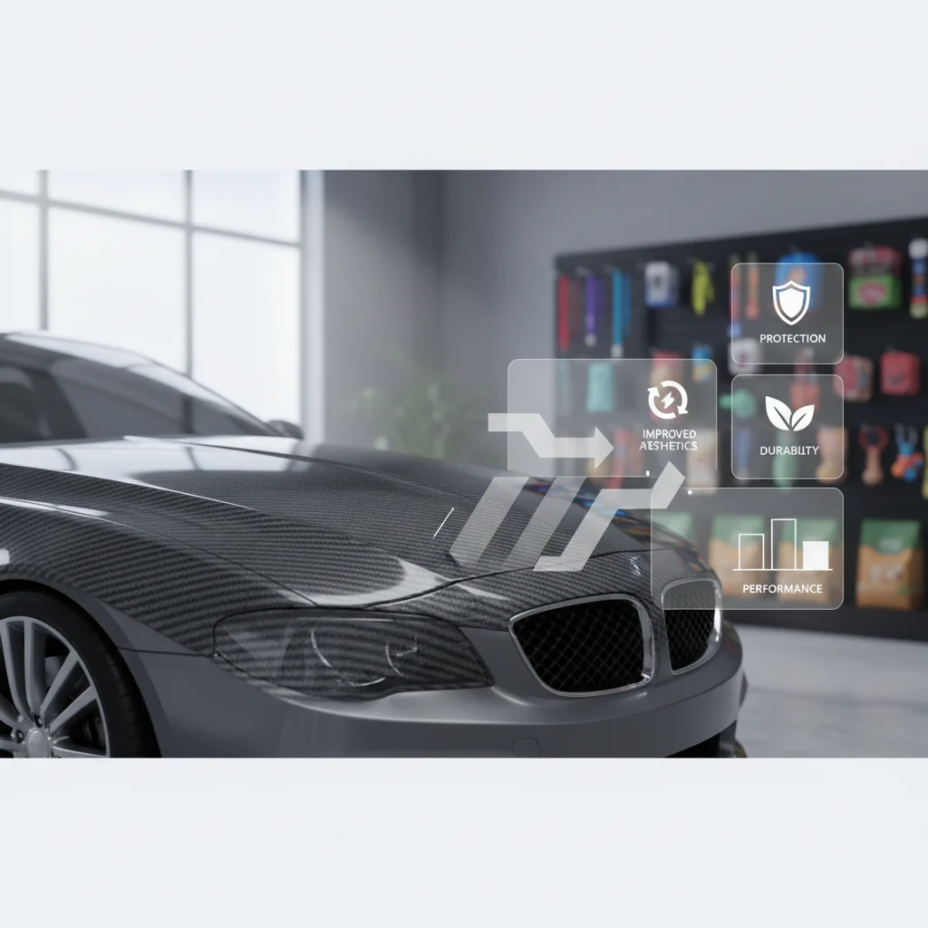 vinil fibra de carbono para autos n/d beneficios
