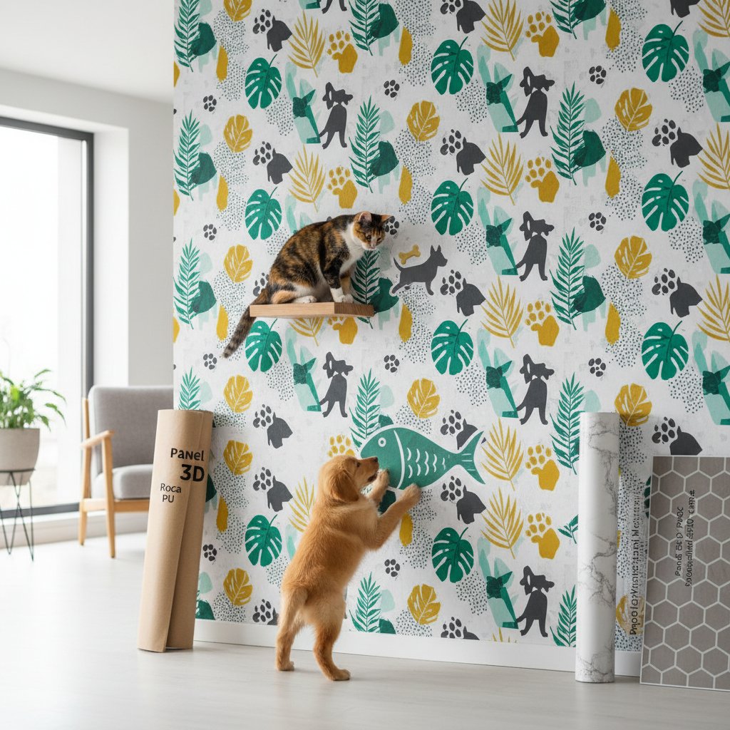 vinil impreso en pared n/d — alimento natural para mascotas en Colombia