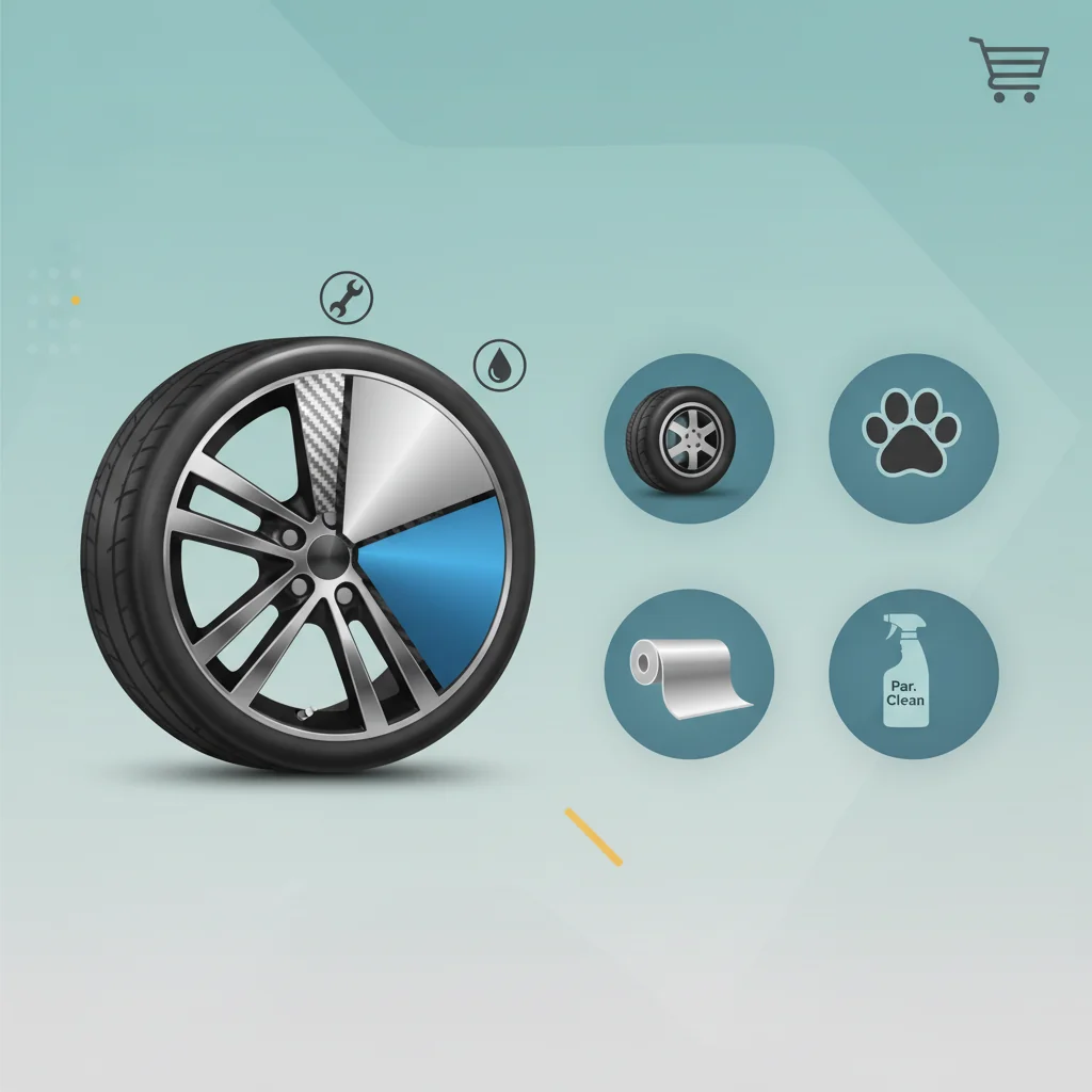 vinil para rines de auto n/d cómo elegir