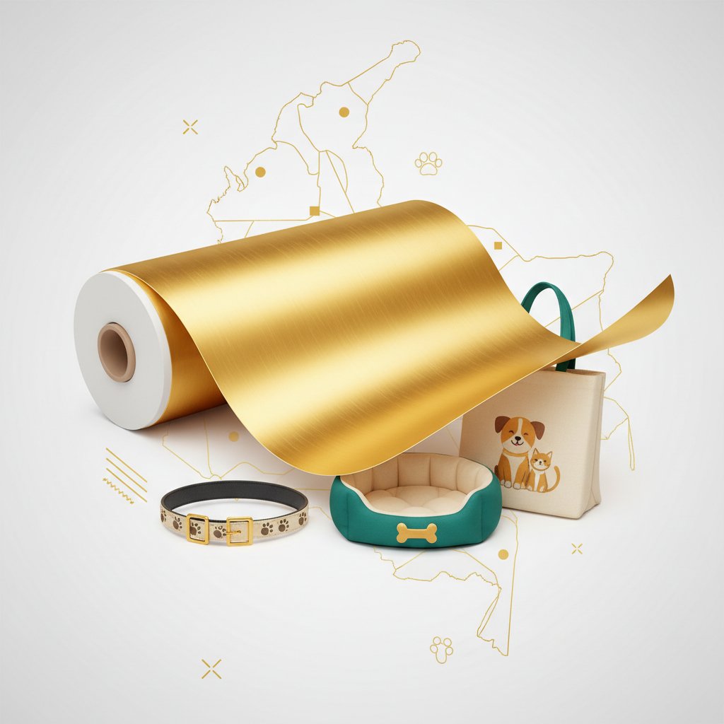 vinil textil dorado beneficios
