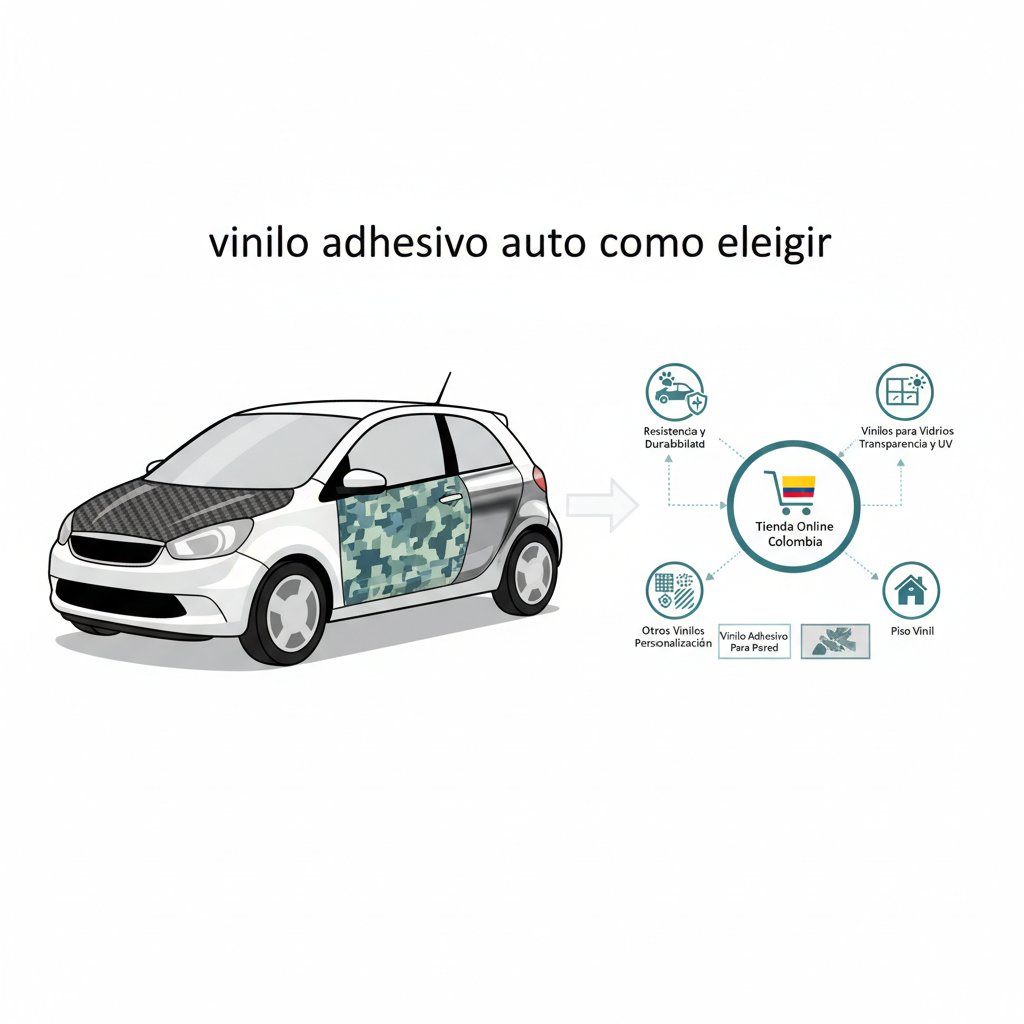 vinilo adhesivo auto cómo elegir