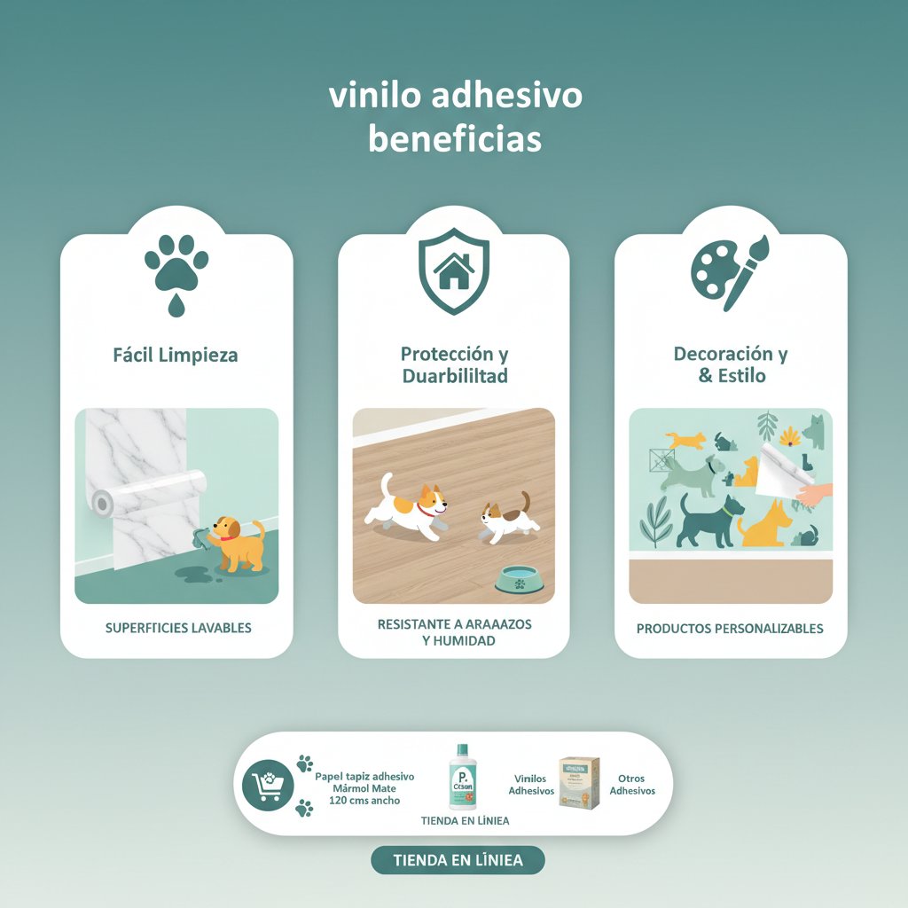 vinilo adhesivo beneficios