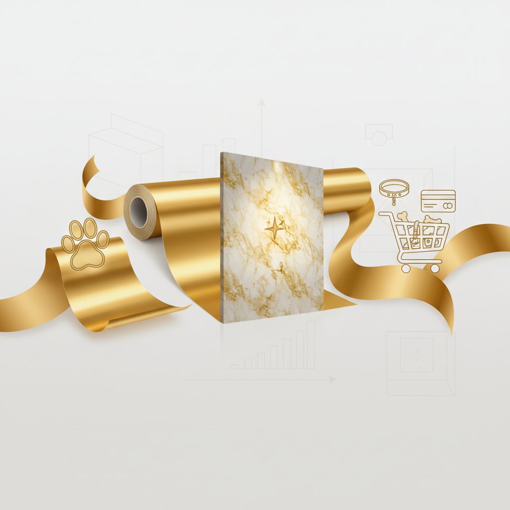 vinilo adhesivo dorado beneficios