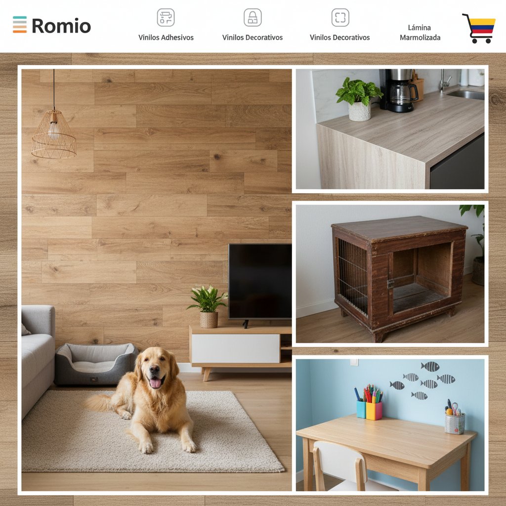vinilo adhesivo madera beneficios