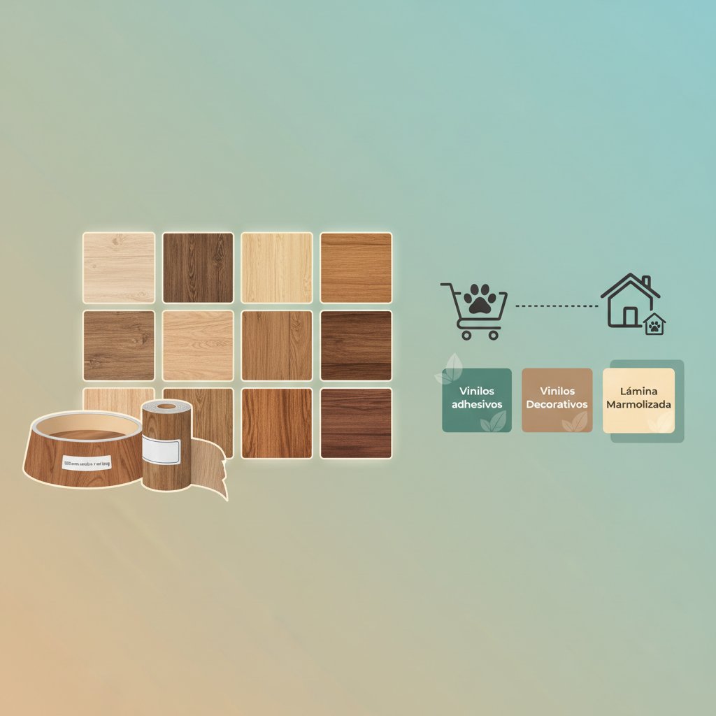 vinilo adhesivo madera cómo elegir