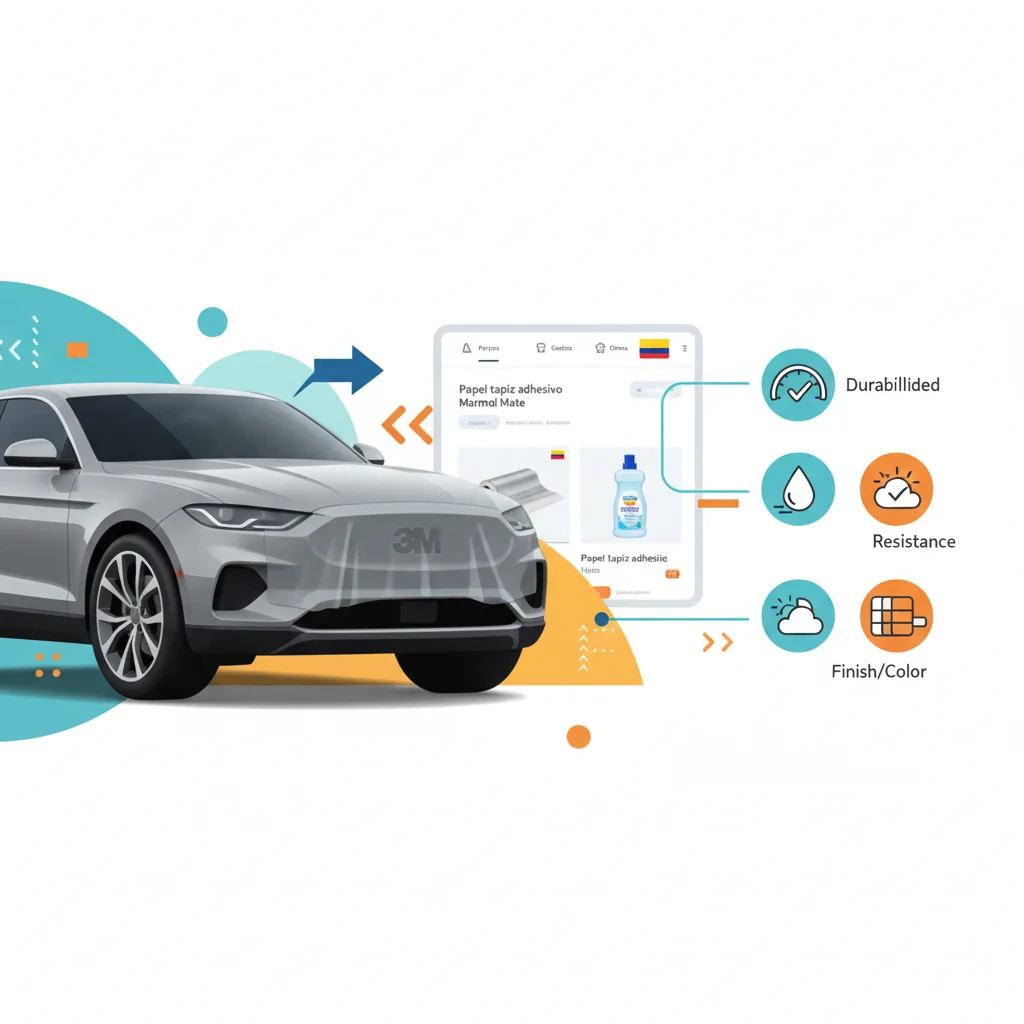 vinilo adhesivo para carros 3m n/d cómo elegir
