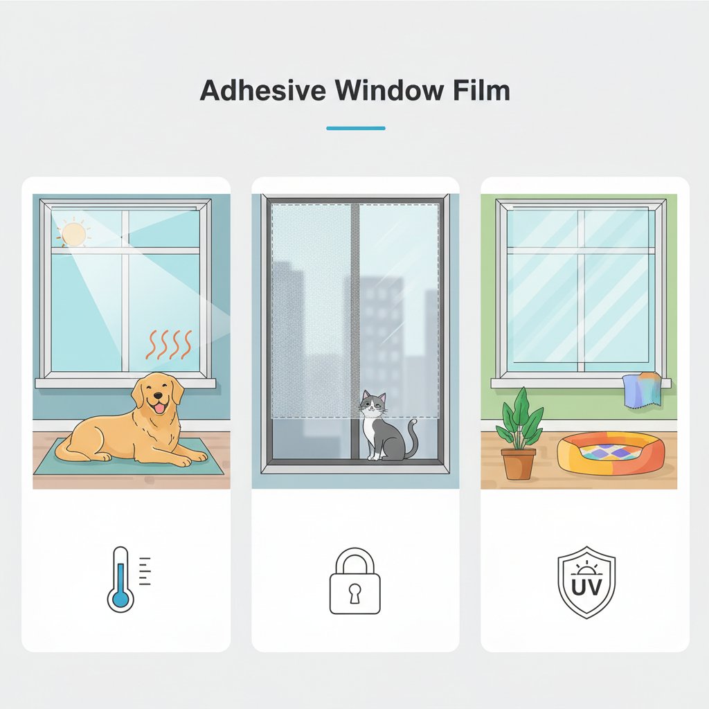 vinilo adhesivo para ventanas beneficios
