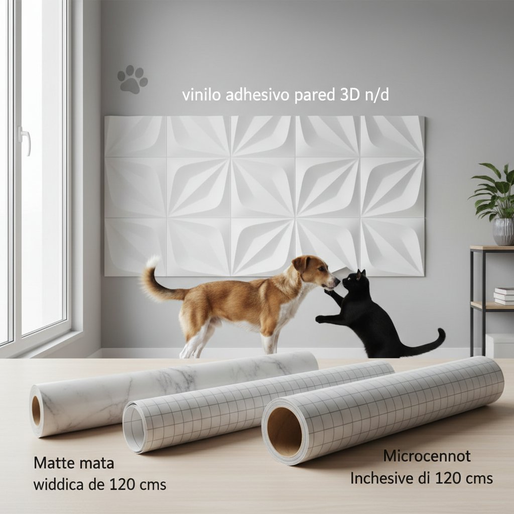 vinilo adhesivo pared 3d n/d — alimento natural para mascotas en Colombia