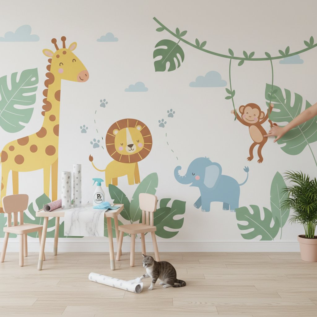 vinilo adhesivo pared ninos n/d cómo elegir