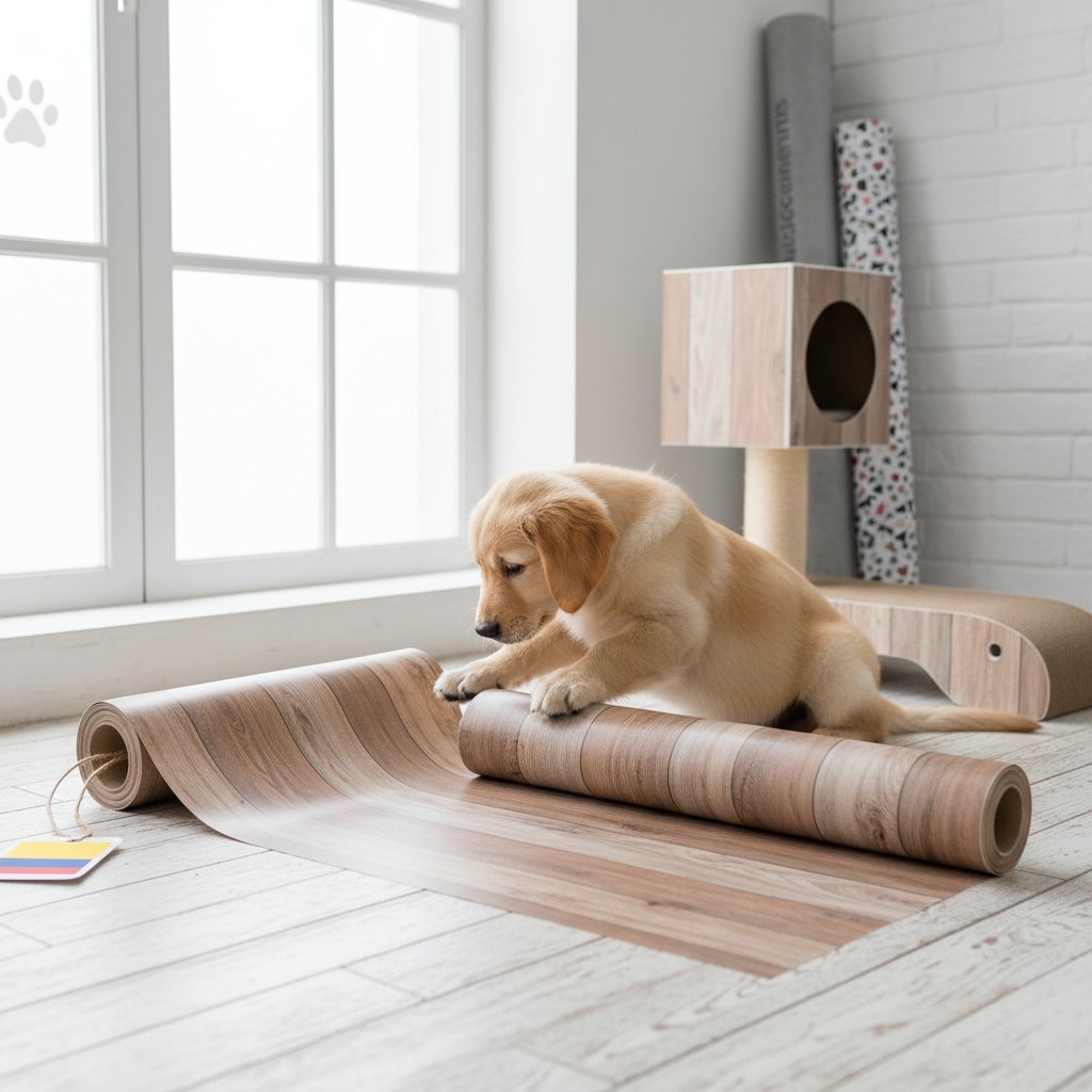 vinilo adhesivo tipo madera — alimento natural para mascotas en Colombia