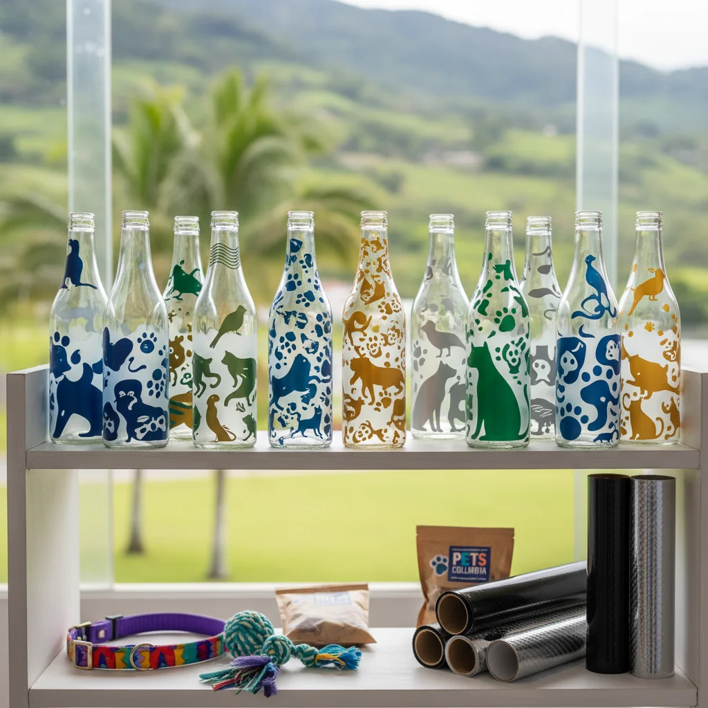 vinilo botellas de vidrio decoradas con n/d beneficios