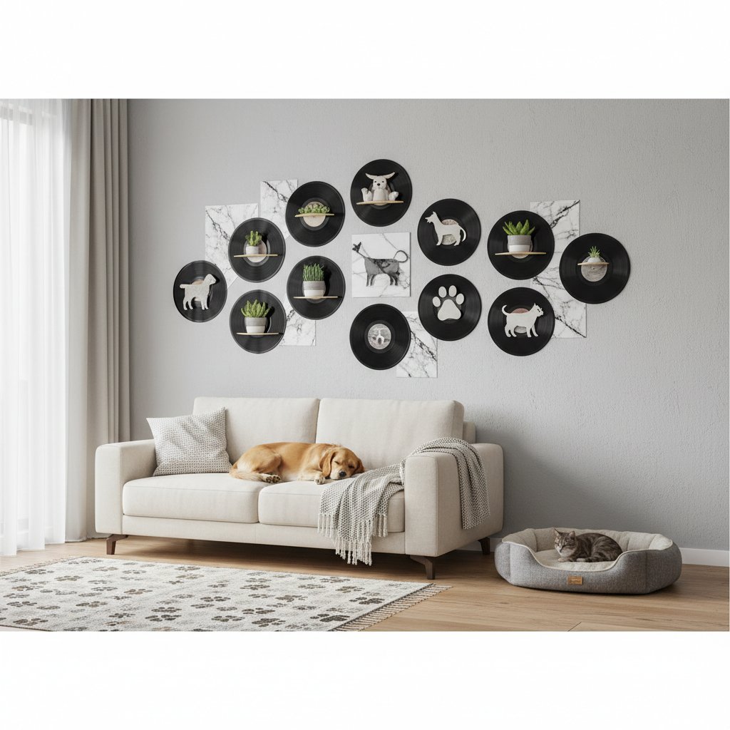 vinilo como decorar con discos de n/d beneficios