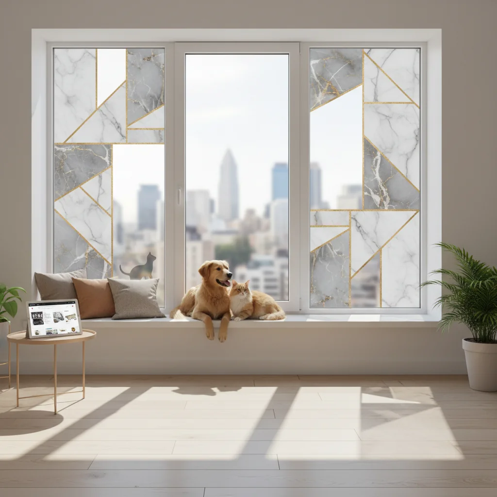 vinilo como decorar ventanas con papel n/d beneficios