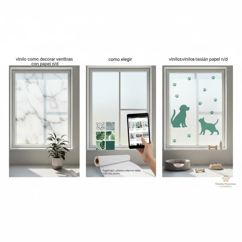 vinilo como decorar ventanas con papel n/d cómo elegir