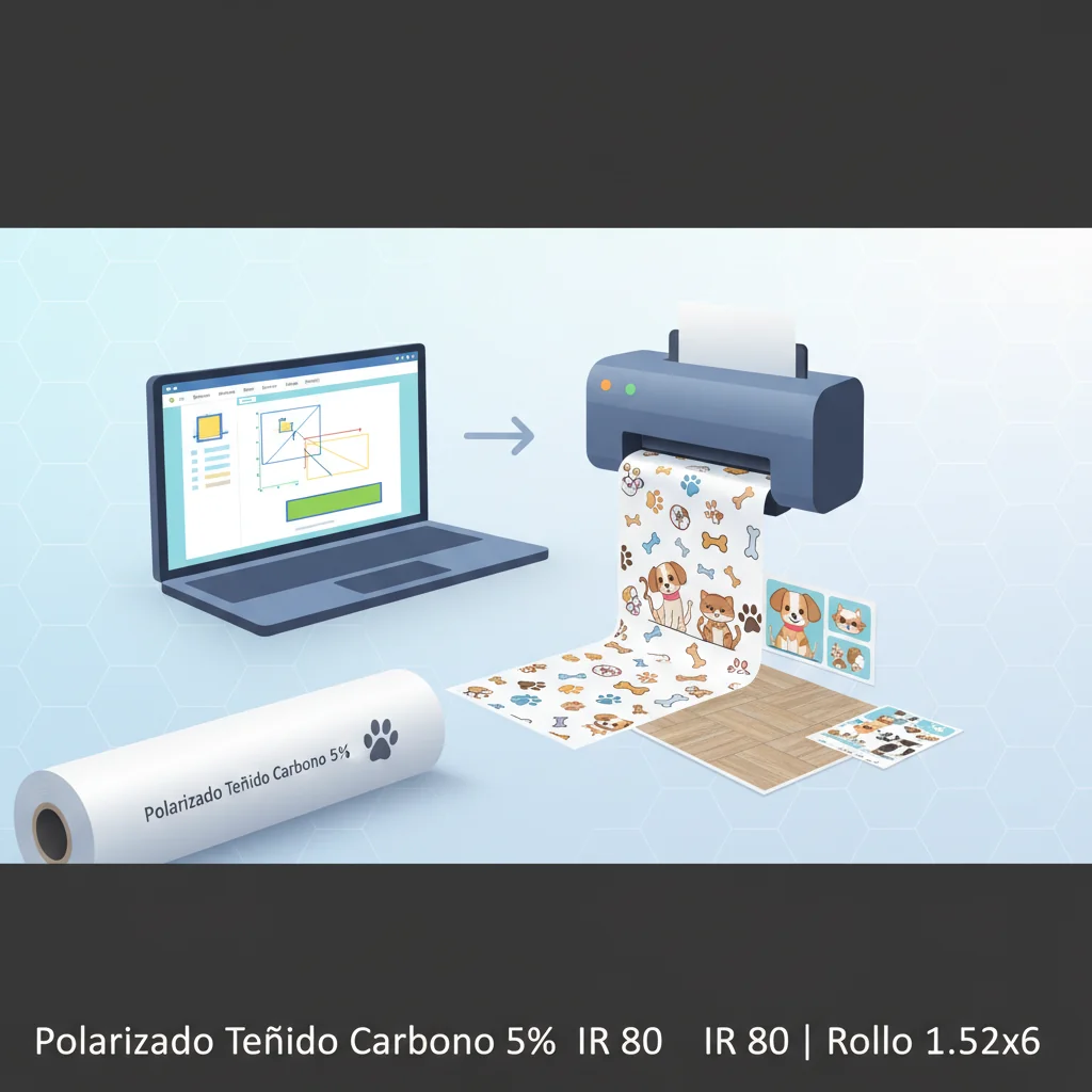 vinilo como imprimir desde corel draw en n/d beneficios