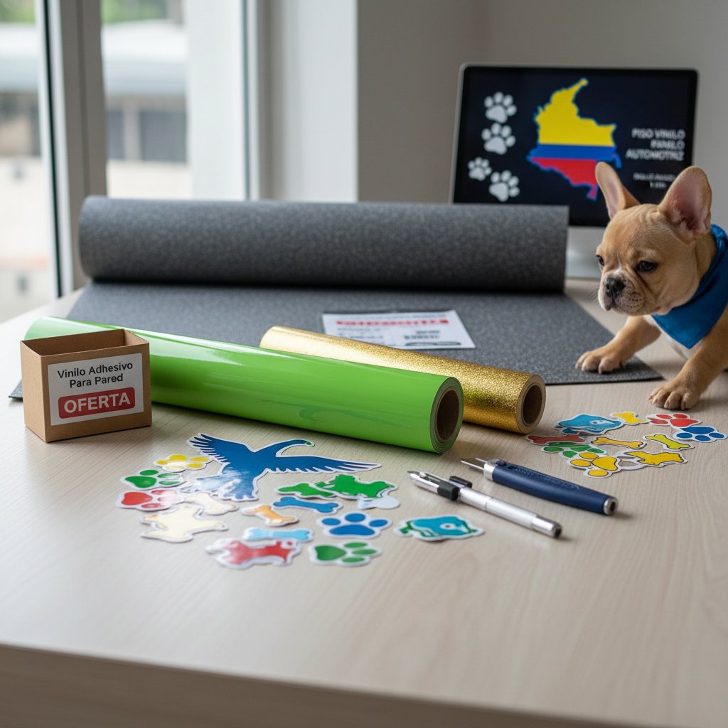 vinilo de corte — alimento natural para mascotas en Colombia