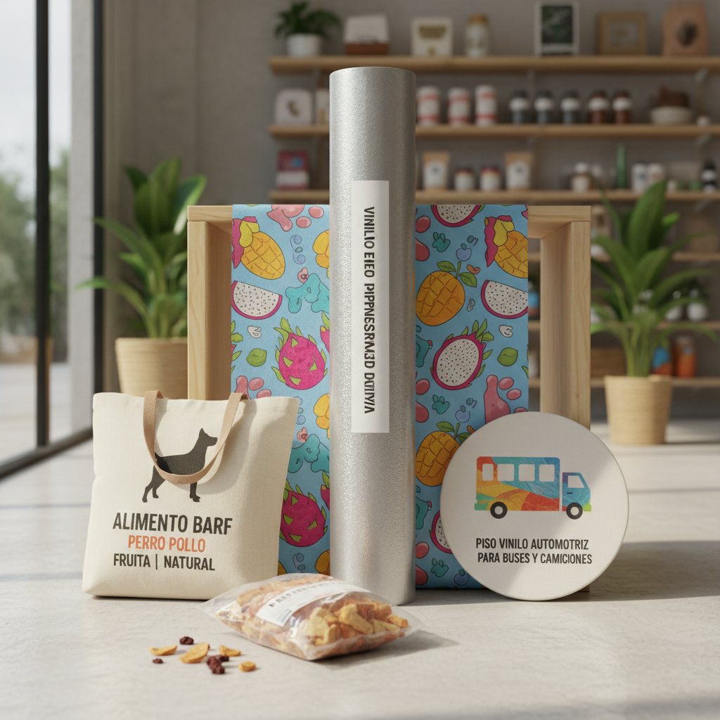 vinilo de impresion digital n/d — alimento natural para mascotas en Colombia