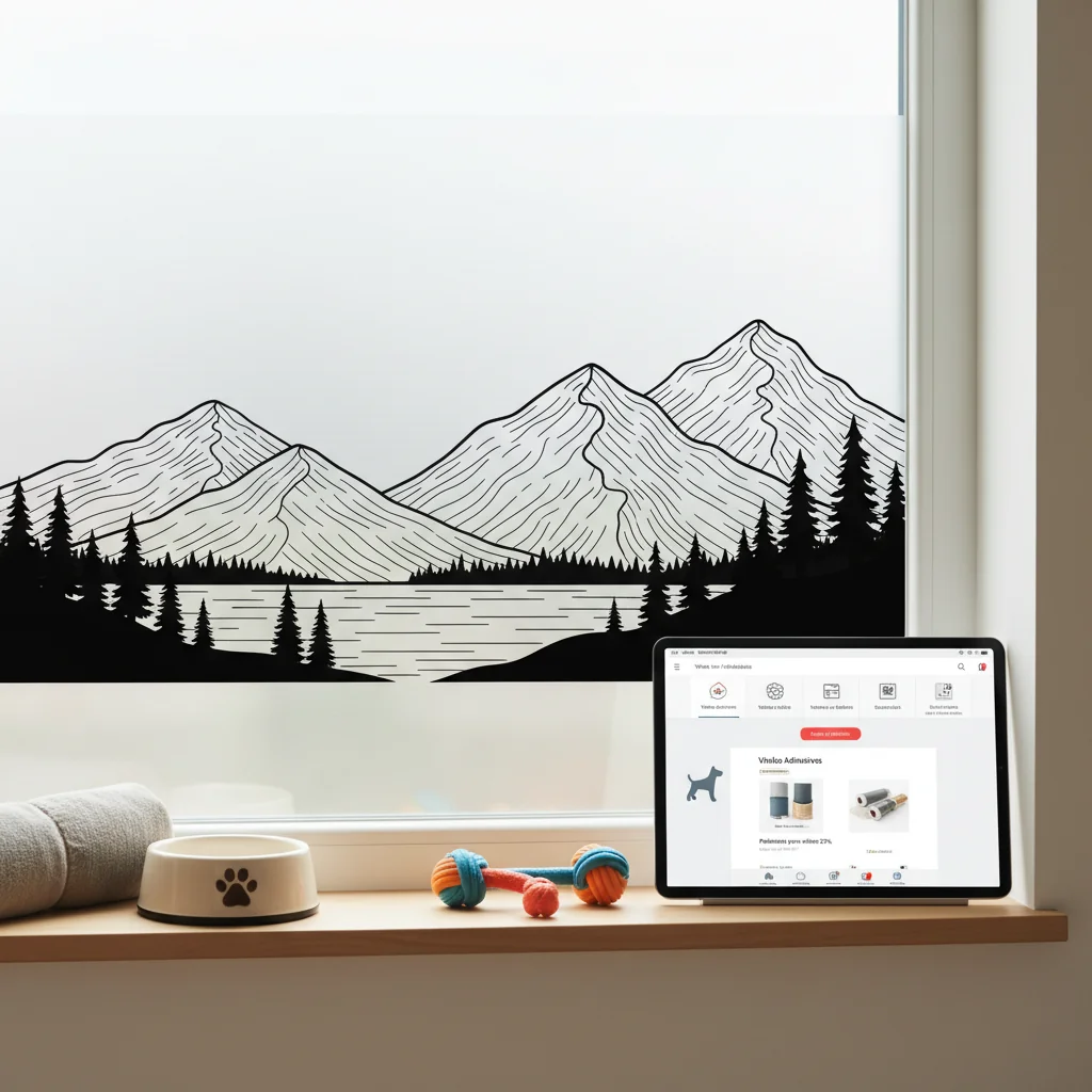 vinilo decoracion de ventana con paisaje en n/d cómo elegir