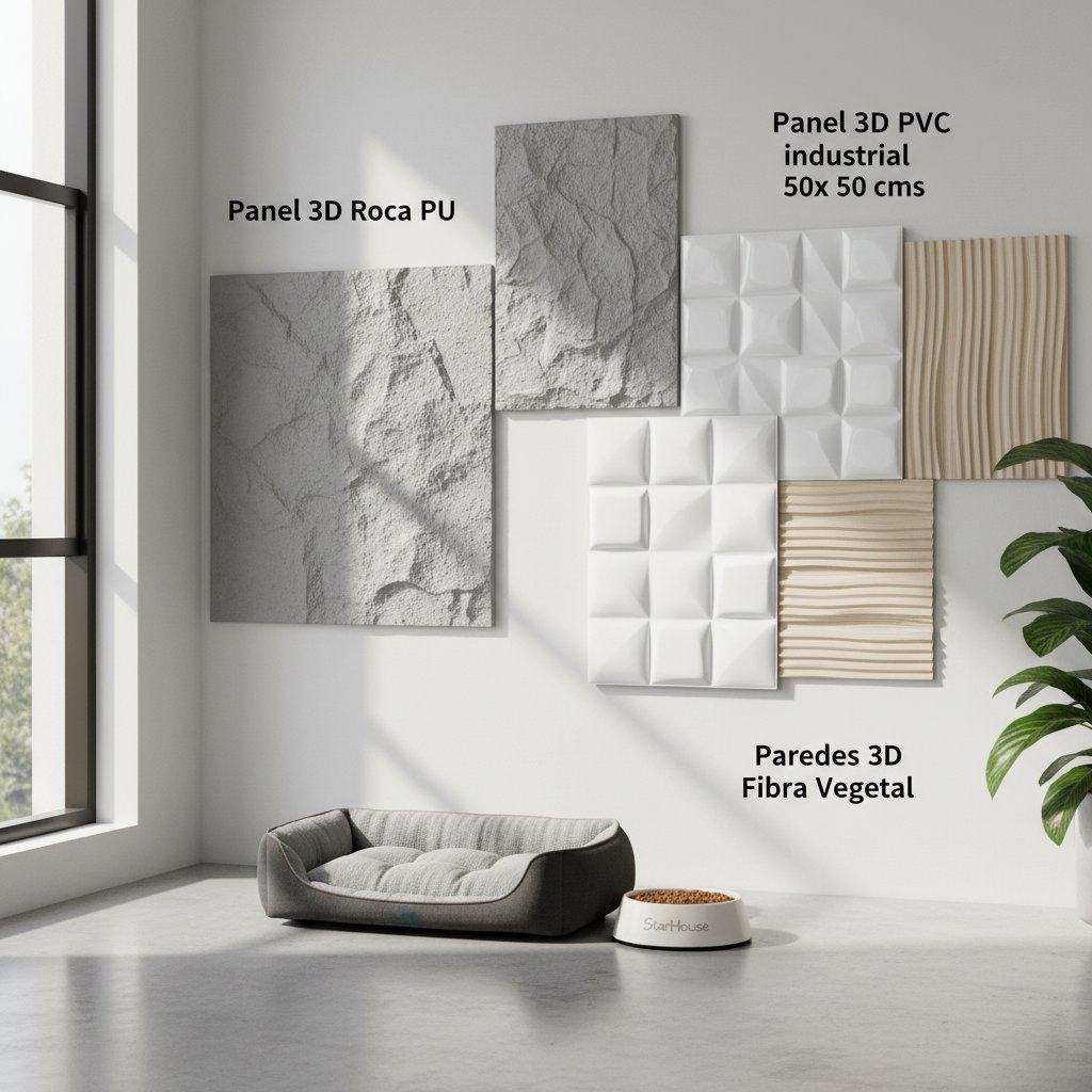 vinilo decorativo 3d para pared n/d — alimento natural para mascotas en Colombia