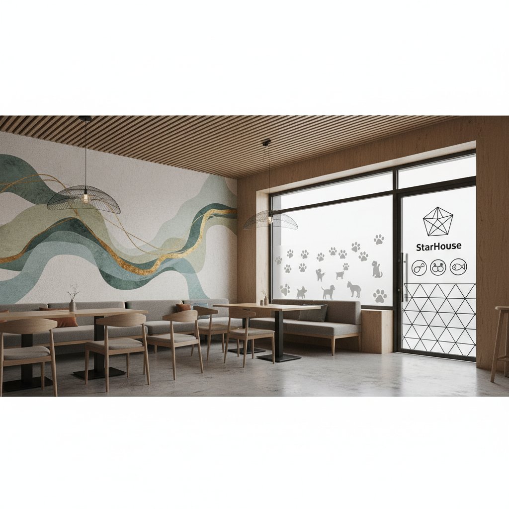 vinilo decorativo para restaurante n/d beneficios