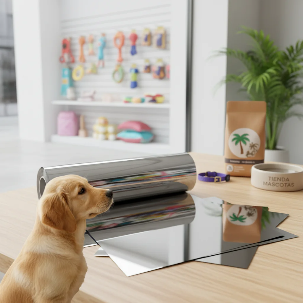 vinilo efecto espejo para ventanas n/d — alimento natural para mascotas en Colombia