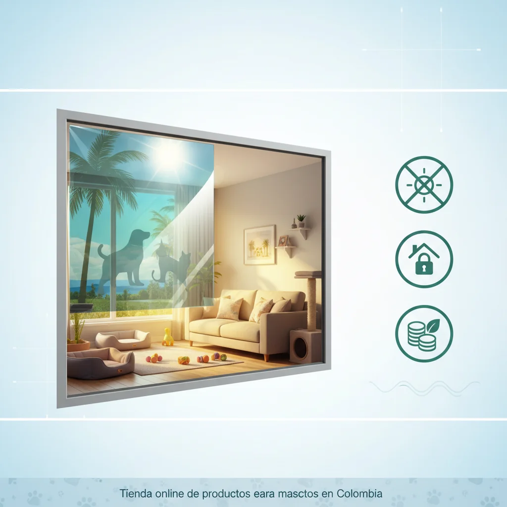 vinilo efecto espejo ventana n/d beneficios