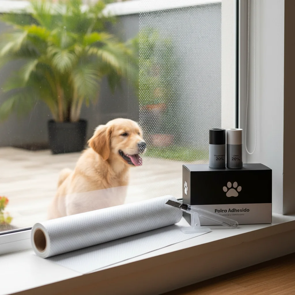 vinilo microperforado ventana n/d — alimento natural para mascotas en Colombia