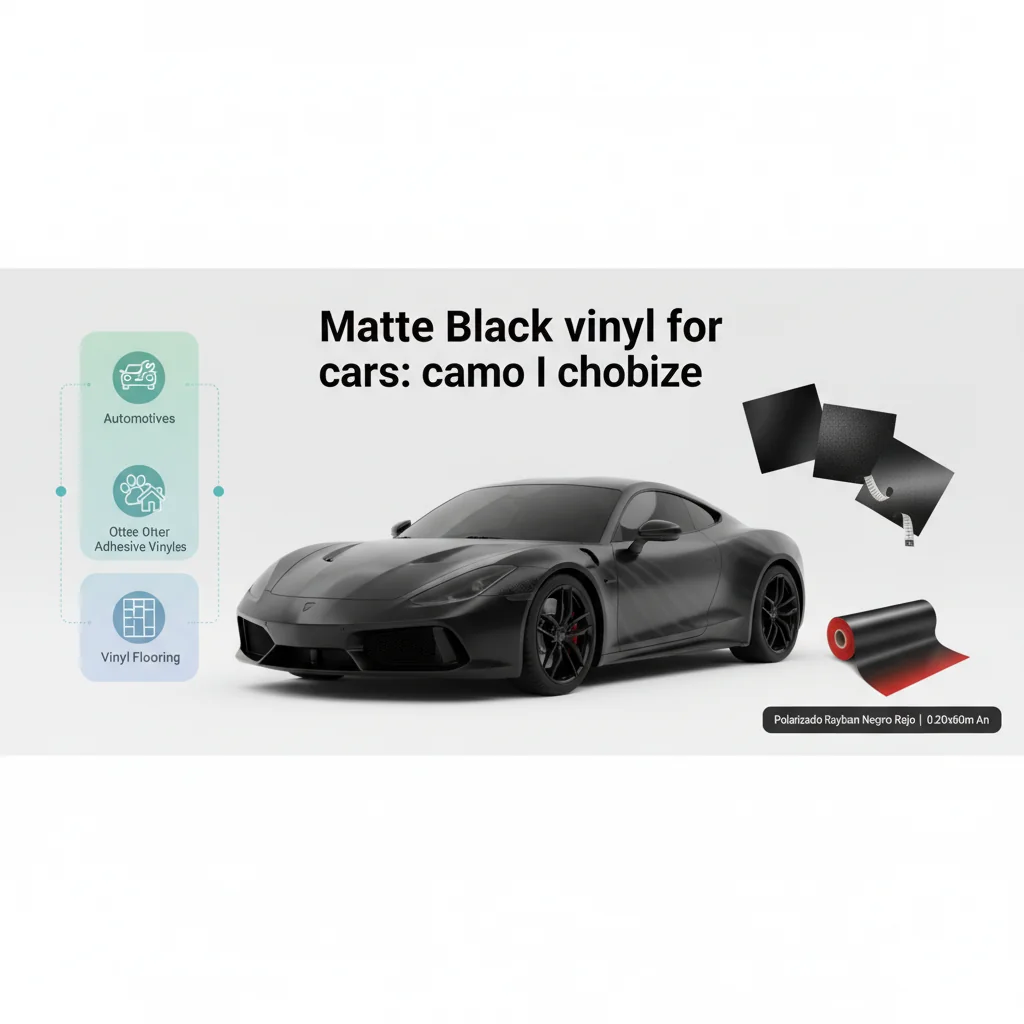 vinilo negro mate para autos n/d cómo elegir