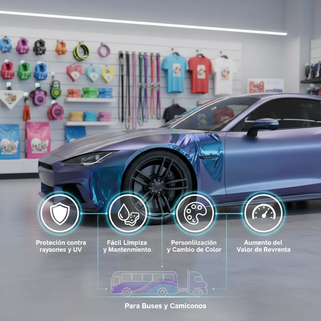 vinilo para carros 3m n/d beneficios
