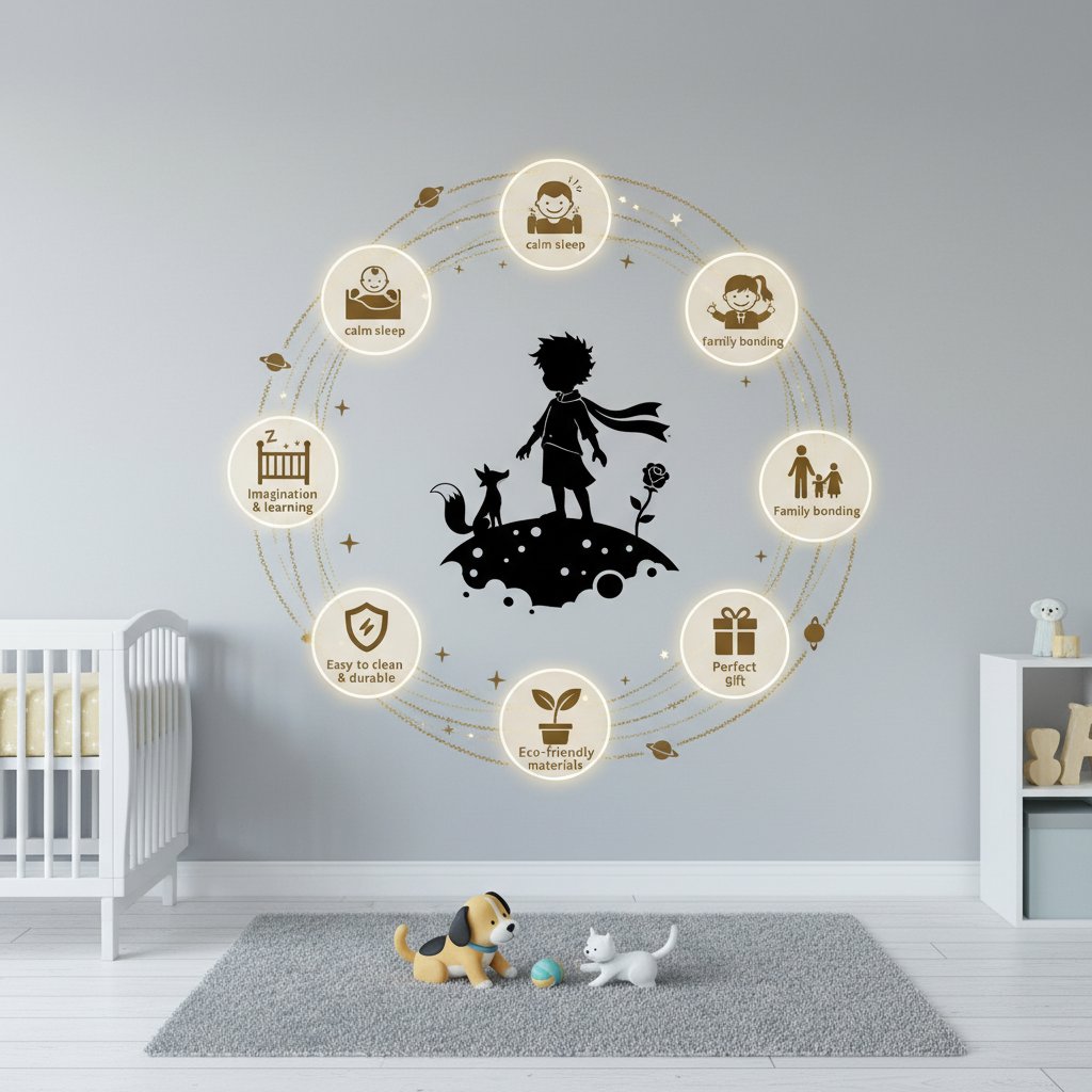vinilo pared el principito n/d beneficios