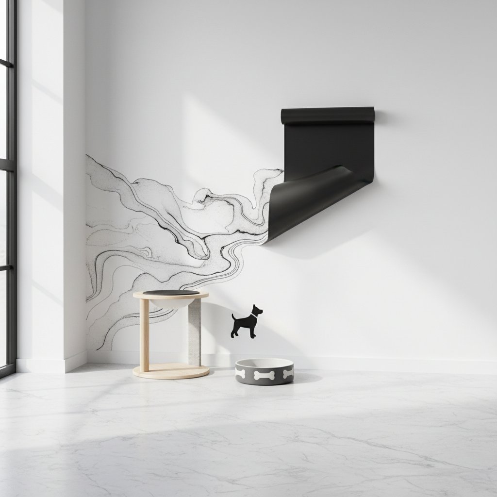 vinilo pared negro n/d — alimento natural para mascotas en Colombia