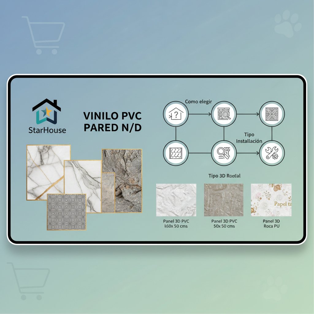 vinilo pvc pared n/d cómo elegir